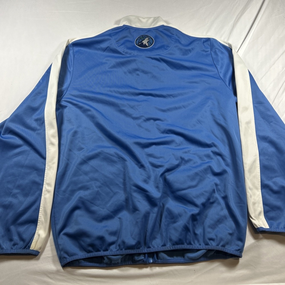 Minnesota Timberwolves G-III Sports by Carl Banks Blue/White Warm Up Sz Large - Picture 2 of 10